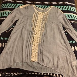 Large Indigo Soul blouse